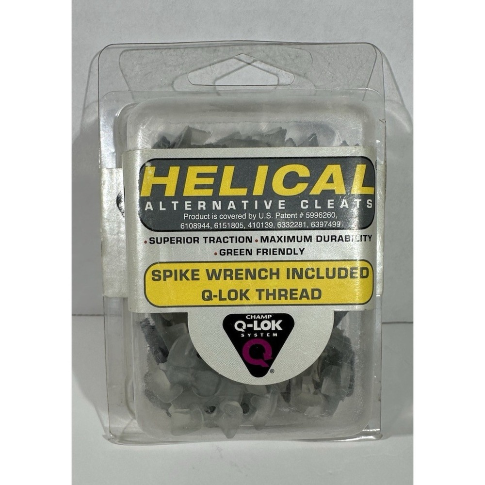 Helical Alternative Cleats Spike Wrench Included Q-Lok Thread
